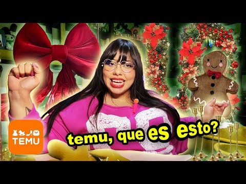 vieja NyE decora su NAVIDAD🎄con TEMU y devora 😘| Luna Martínez