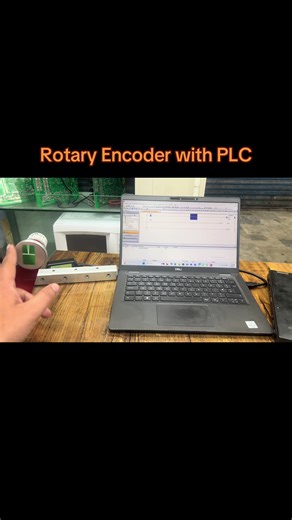 Rotary encoder with PLC