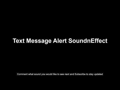 Text Message Alert Sound Effect