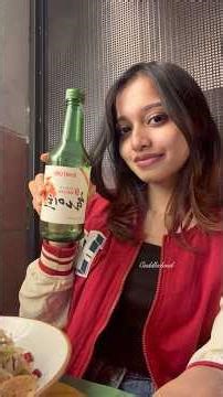 Soju try ചെയ്ത് നോക്കി🙃#shorts