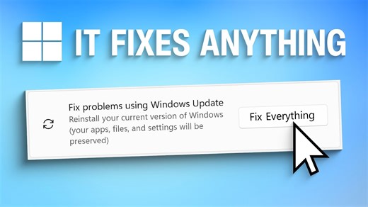 The easiest way to fix a corrupted Windows installation