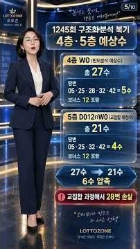 1245회 로또 당첨번호 공개｜1등 30억·자동 10게임, 로또존 1~6층 복기