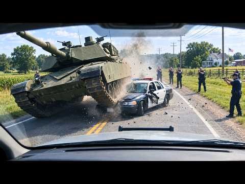 Police Dashcam Captures the Most TERRIFYING High-Speed Chases #10