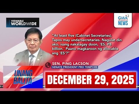 Unang Balita sa Unang Hirit: (Part 1) DECEMBER 29, 2025 [HD]