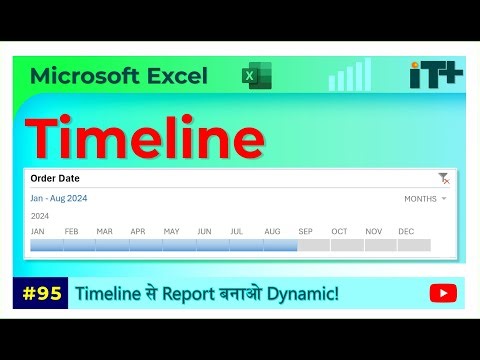 How to Insert Timeline in Excel | Interactive Date Filter for Pivot Tables