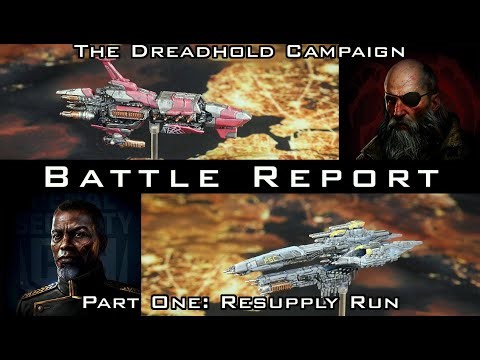 Far from routine - Dropfleet Commander Battle Report: Dreadhold Campaign part one - Resupply Run