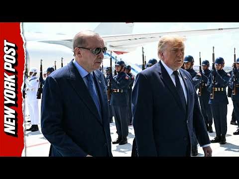 Trump Greets Erdoğan as He Arrives in Turkiye for NATO Summit