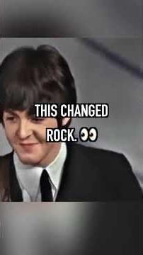 The Beatles Changed Rock Here 👀