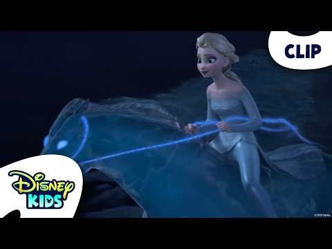 Elsa Ventures Into The Unknown 😱 🌊 | Frozen 2 | @disneykids