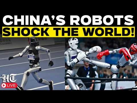 LIVE | China’s Humanoid Robots Shock the World | Records Smashed at Beijing Games