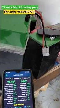 72V 45Ah LiFePO4 Battery Pack 🔋 | 15Ah LFP Cells | Waterproof EV Battery Build