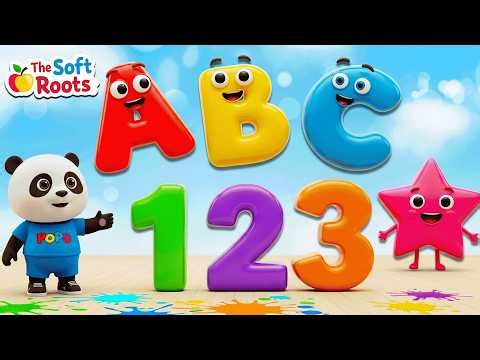 Preschool Learning activities for 3 year olds at home | Learn ABC Phonics Shapes Numbers Colors 🌈