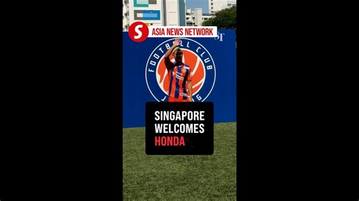 The Straits Times | Keisuke Honda unveiled as FC Jurong’s latest star