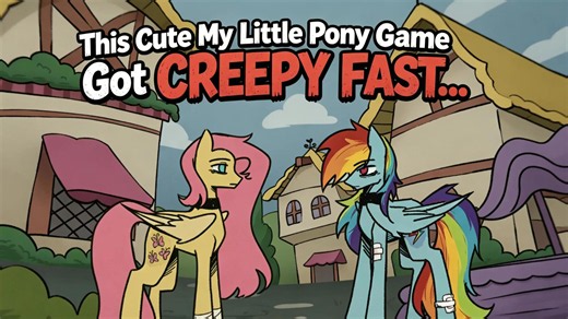 This Cute My Little Pony Game Got CREEPY Fast...