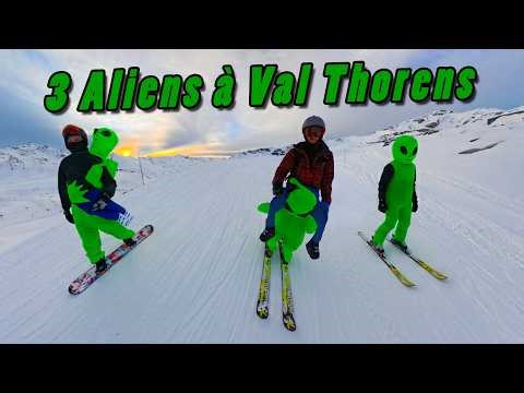 LES ALIENS DÉBARQUENT À VAL THORENS ⛷️👽