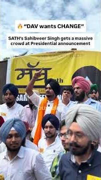 DAV College Election 2026: SATH Announces Sahibveer Singh! 🚀 Is Change Coming? #DAV10 #VotanPUDiyan