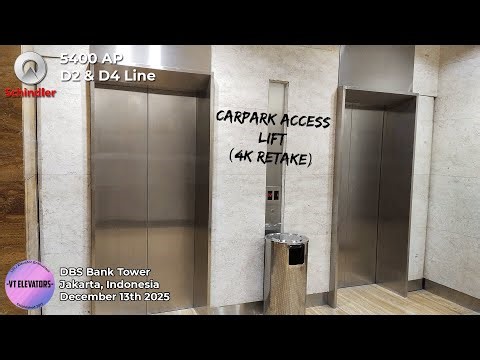 Full Retake | Schindler 5400 AP MRL Passenger Lifts - DBS Tower, Jakarta (Carpark)