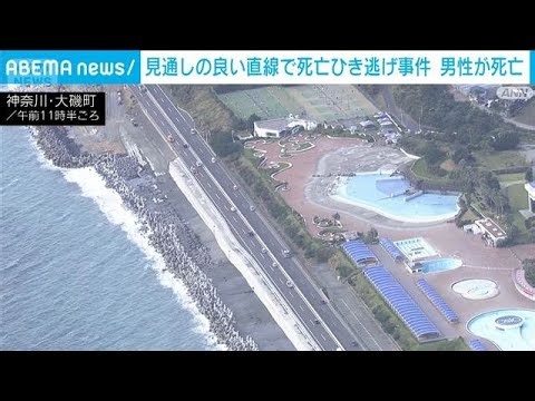 神奈川・西湘バイパスで死亡ひき逃げ　乗用車と大型バイクが衝突　バイクの男性死亡(2026年10月19日)