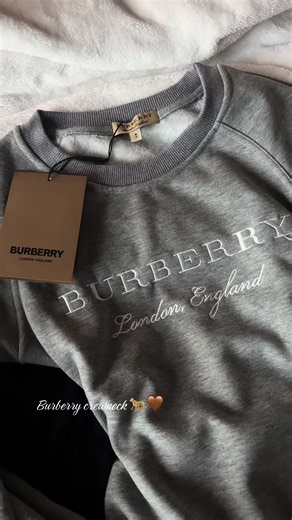 Burberry crewneck - Christmas wishlist idea