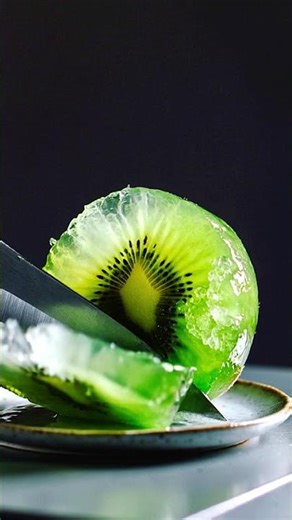Frozen Kiwi ASMR: Satisfying Slice You Can’t Miss #cosmicchronicles