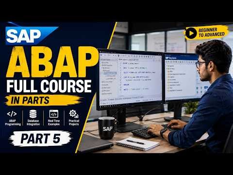 SAP ABAP Technical Overview Explained | Beginner to Advanced | ABAP Architecture | Class 05