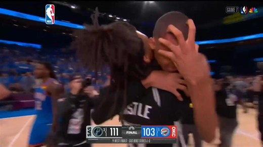 Wembanyama, Spurs win the West, topple Thunder 111-103 in Game 7 to head to NBA Finals
