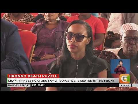 Private detectives suggest Jirongo was not alone in car at time of death