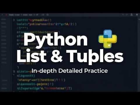 Python Tutorial: Lists and Tuples