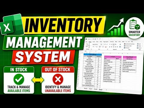 Inventory Managment System In MS excel | Stock Management In Ms Excel
