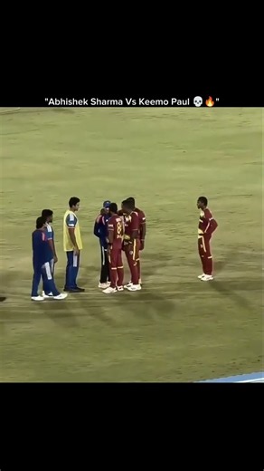 Abhishek sharma controversy with kimo paul 🤬🔥 // ind vs wi // #cricket #abhisheksharma #t20 #shorts