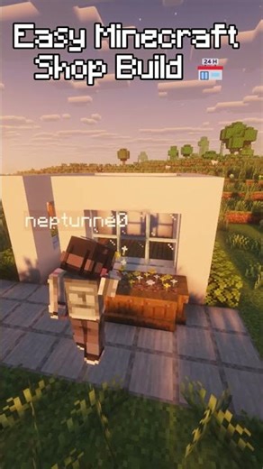 Easy Minecraft Shop Build 🏪