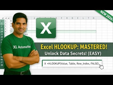 How to use HLookup Function in Microsoft Excel | HLookup Formula in Excel
