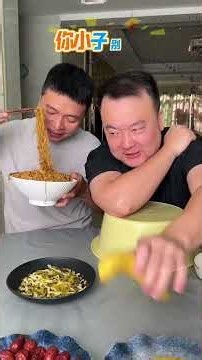 Ha! Silly brother tried to hog the braised pork—but Mom let me eat it all!