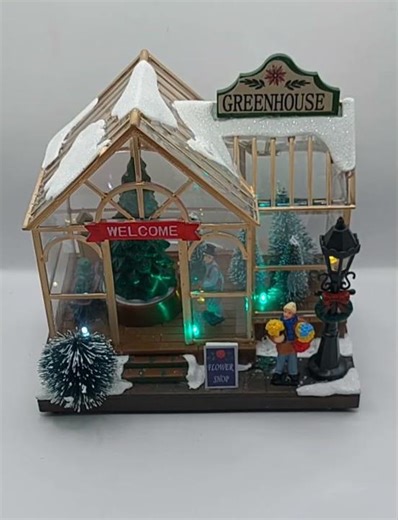 Wizardi Greenhouse - Christmas Village Collection | SKU: F07N5-10