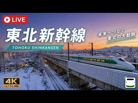 🚄東北新幹線 郡山 LIVE🔴REC ライブカメラ 鉄道 MAX320km/h Shinkansen TOHOKU🗾Japan