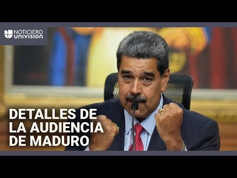 Así se vivió la audiencia de Maduro en el interior de la corte: periodista de Univision da detalles