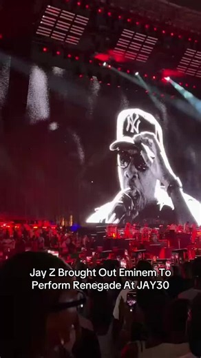 Jay Z brought out Eminem to perform Renegade at JAY30 — 2026 moment
