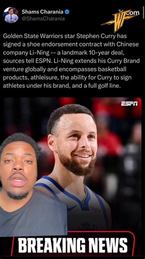 Stephen Curry signs with Li-Ning 🔥