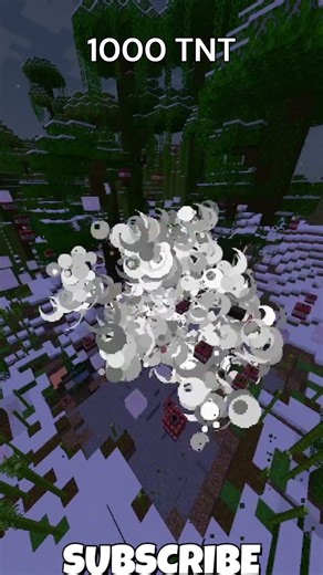 1000 TNT Explosion in Minecraft 💥