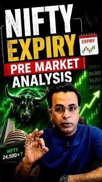 Nifty Prediction & Pre Market Analysis | Gap Down opening | Nifty Expiry Strategy