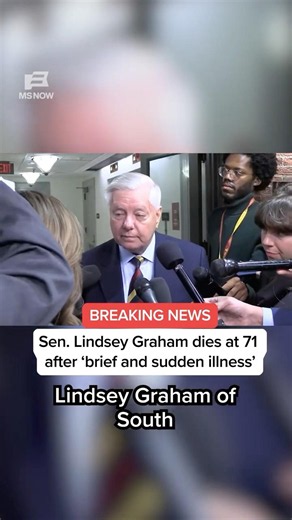 BREAKING NEWS: Sen. Lindsey Graham dies at 71 after 'brief and sudden illness'