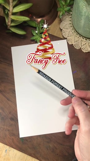 Create a Beautiful Zentangle Christmas Tree
