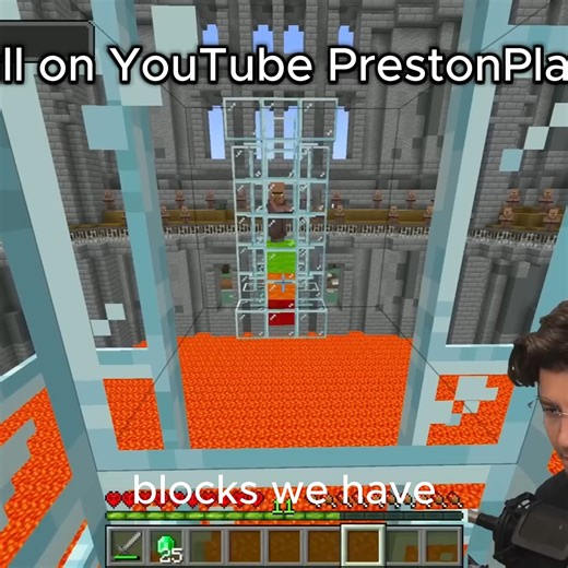 VideoNumberOne on Instagram: "I Found Villager City in Minecraft - PrestonPlayz on YouTube #prestonplayz #paidpartner @prestonplayz"