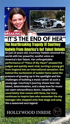 The Heartbreaking Tragedy Of Courtney Hadwin From America’s Got Talent Unfolds #shorts