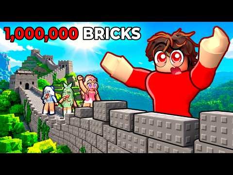 ROBLOX BUILD THE GREAT WALL...