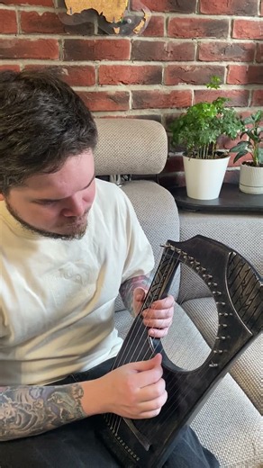Wardruna - Voluspa on Lyre Harp 16 strings #folk #viking #lyreharp #pagan #heathen #wardruna