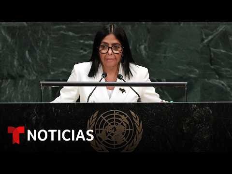 Delcy Rodríguez dice ante la ONU que en Venezuela habrá elecciones pero no da detalles de cuándo