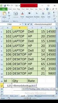 IFERROR + VLOOKUP 😱 | HR Job Ka Powerful Formula | Excel Tricks | Gyan World #shorts
