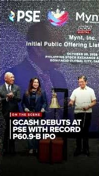 Marcos leads landmark GCash IPO listing at PSE | ANC