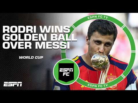 Was Messi ROBBED of the World Cup Golden Ball after Rodri won it? | ESPN FC